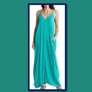 LOVESTITCH GAUZE MAXI DRESS.